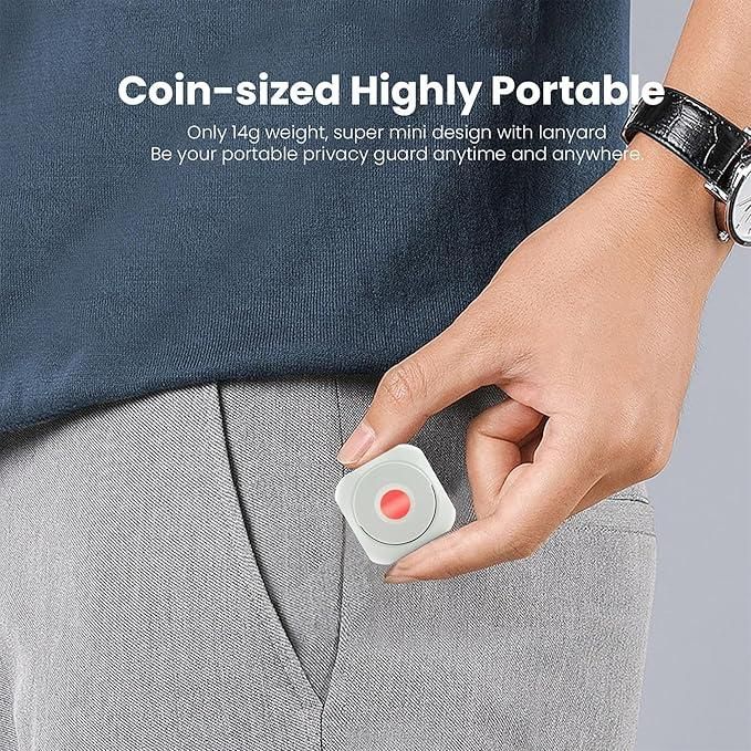 Mini Camera Detector – Portable Anti-Spy Device for Hidden Cameras & Surveillance Protection