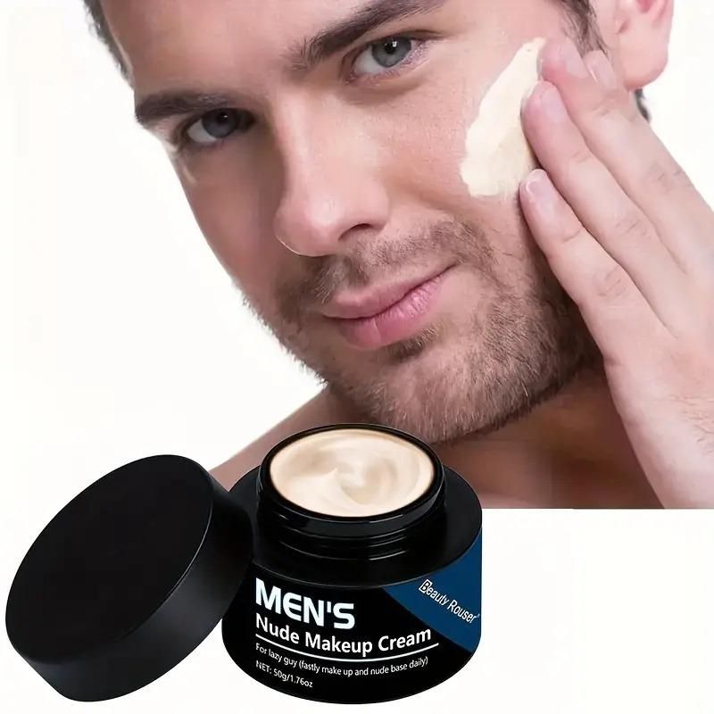 Men's Nude Makeup Cream – 50gm | Instant Skin Tone Enhancer & Oil Control Formula