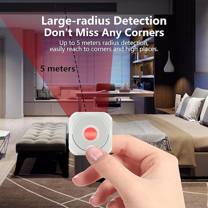 Mini Camera Detector – Portable Anti-Spy Device for Hidden Cameras & Surveillance Protection