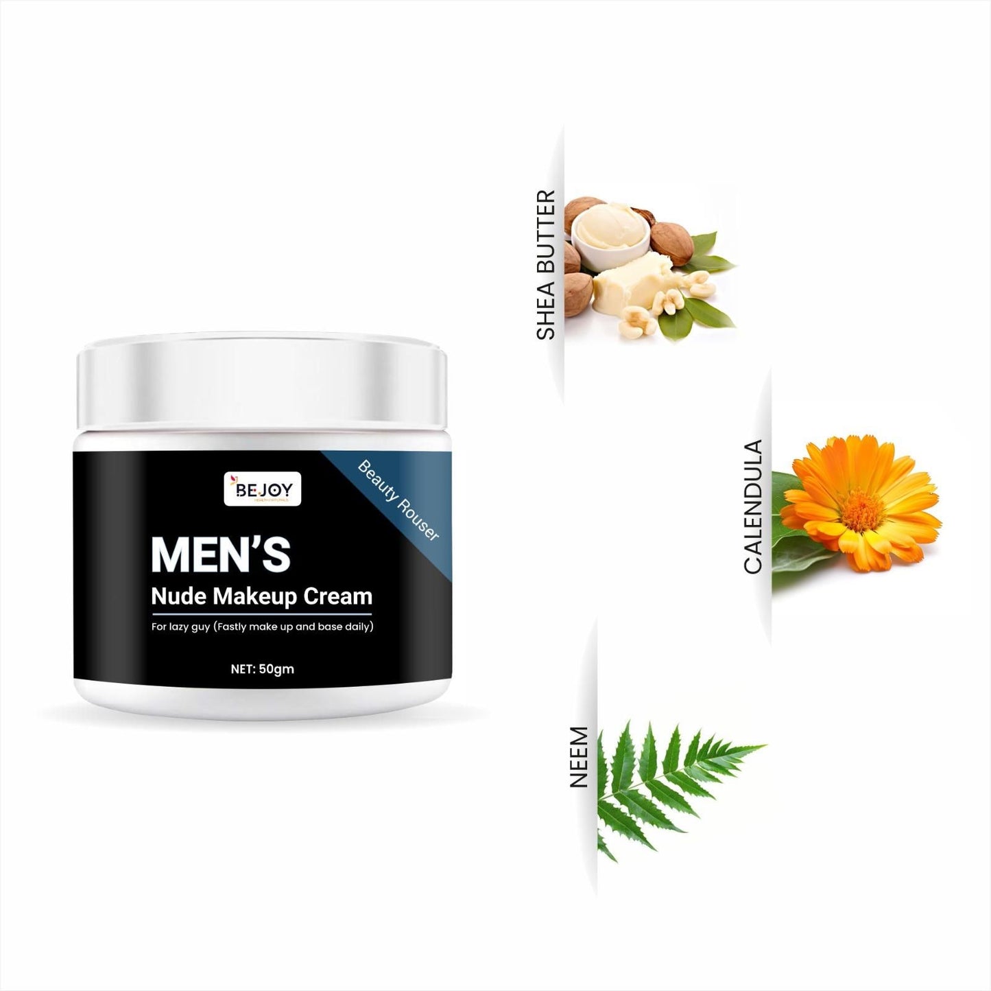 Men's Nude Makeup Cream – 50gm | Instant Skin Tone Enhancer & Oil Control Formula