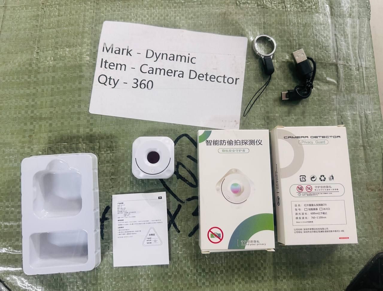 Mini Camera Detector – Portable Anti-Spy Device for Hidden Cameras & Surveillance Protection
