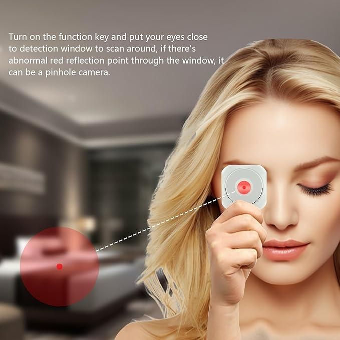 Mini Camera Detector – Portable Anti-Spy Device for Hidden Cameras & Surveillance Protection