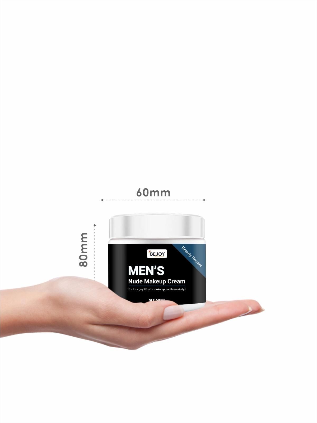 Men's Nude Makeup Cream – 50gm | Instant Skin Tone Enhancer & Oil Control Formula