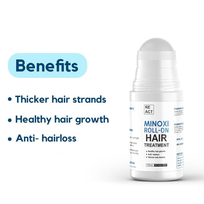 Minoxi Roll-On Hair Treatment Hair Growth Oil For Women & Men