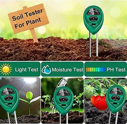 3‑in‑1 Soil Moisture Meter – Essential Tool for Thriving Plants