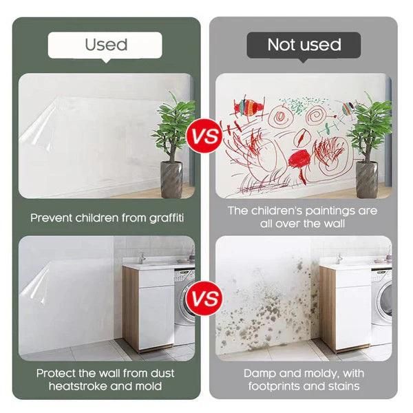 Self-Adhesive Transparent Electrostatic Wall Protection Film – Buy 1 Get 1 Free | Digito Shoppy