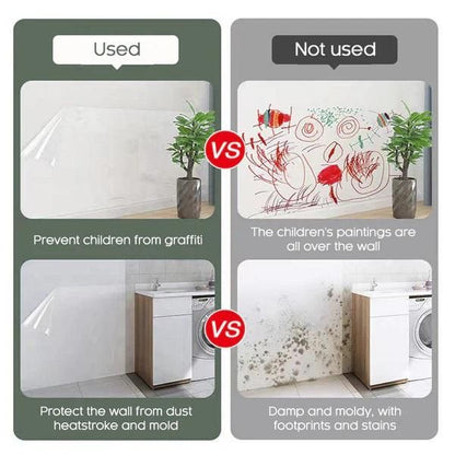 Self-Adhesive Transparent Electrostatic Wall Protection Film – Buy 1 Get 1 Free | Digito Shoppy