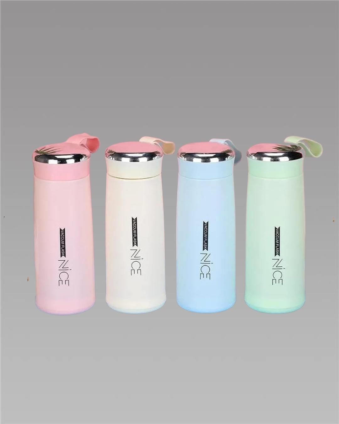 Welour Nice Print 400 ml Glass Water Bottle – Stylish, Durable, Healthy Hydration