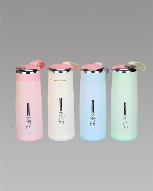 Welour Nice Print 400 ml Glass Water Bottle – Stylish, Durable, Healthy Hydration