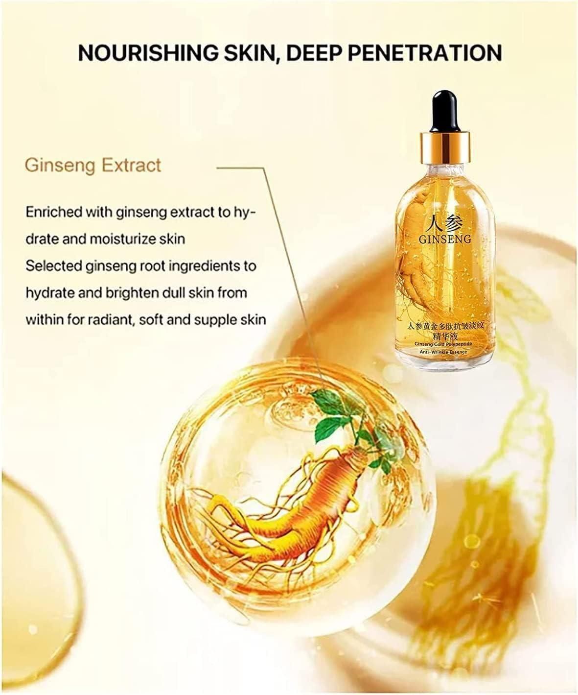Ginseng Gold Polypeptide Anti-Ageing Serum – Unleash Timeless, Youthful Radiance