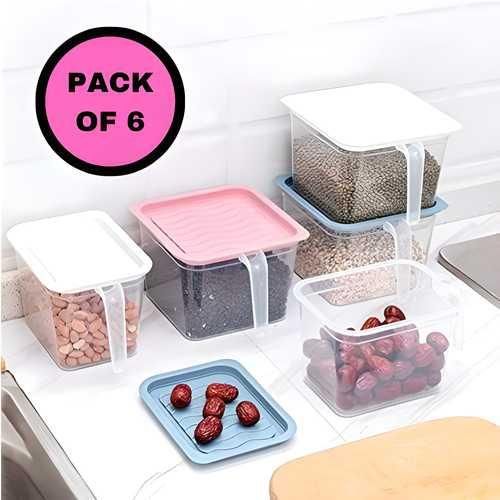 Unbreakable Kitchen Storage Baskets (Pack of 6) – Durable, Versatile, and Organized