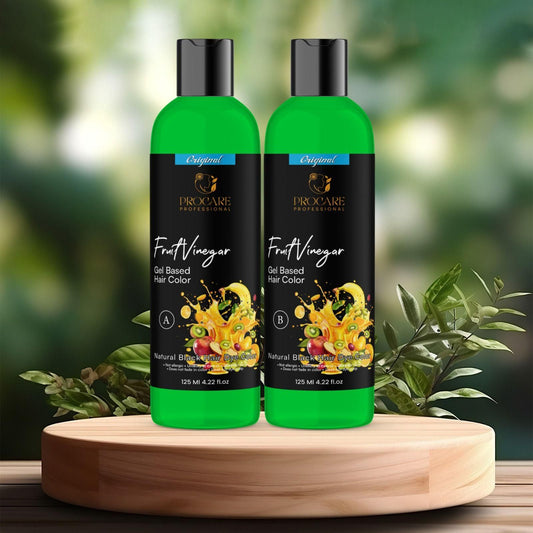 Fruit Vinegar Hair Color – Creamy Gel Formula (125ml, Pack of 2)