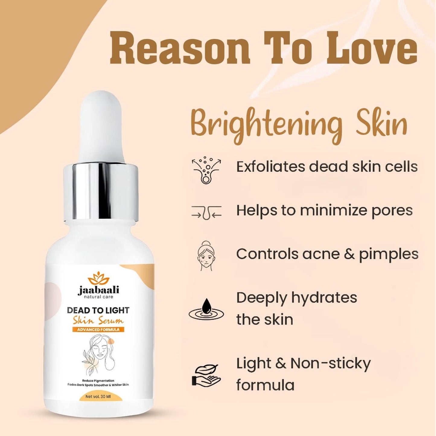 Dead to Light Skin Brightening Formula – 30ml