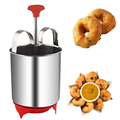 Stainless Steel Medu Vada Maker with Stand – Effortless Vada Preparation, Every Time