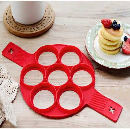 Silicone Non-Stick Pancake Maker Molds – Perfect Pancakes and More in Minutes