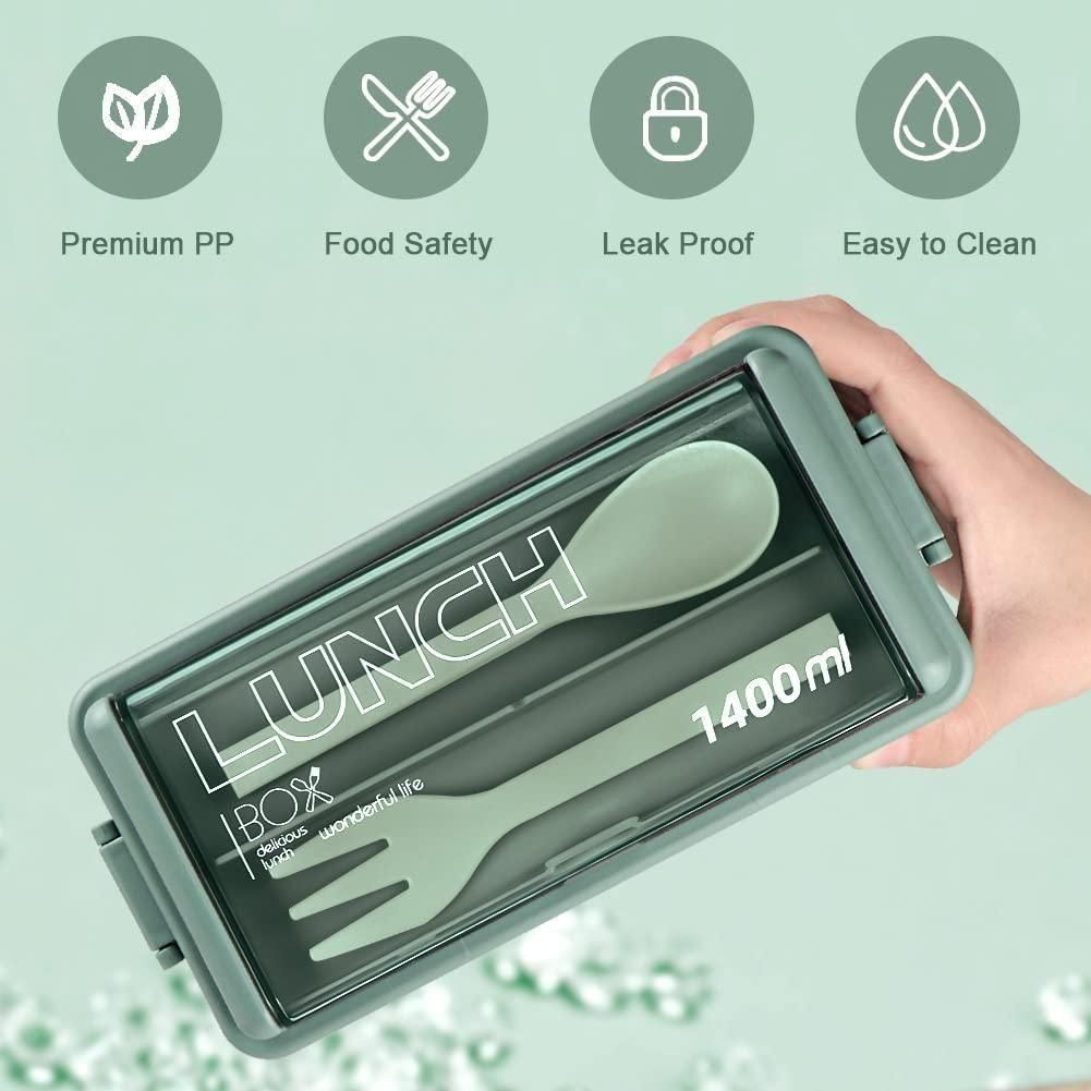 Bento-Style Compartment Lunch Box – Streamlined Meals, Fresh and Balanced