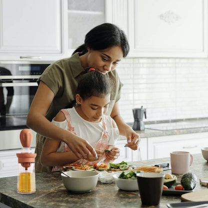 Oil Dispenser with Brush – Precision Cooking, Mess-Free Application
