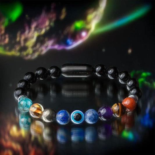 Super 9 Chakra Bracelet – Natural Energy Balancing Stone Beads