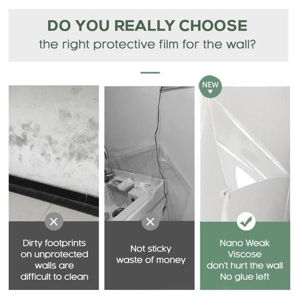 Self-Adhesive Transparent Electrostatic Wall Protection Film – Buy 1 Get 1 Free | Digito Shoppy