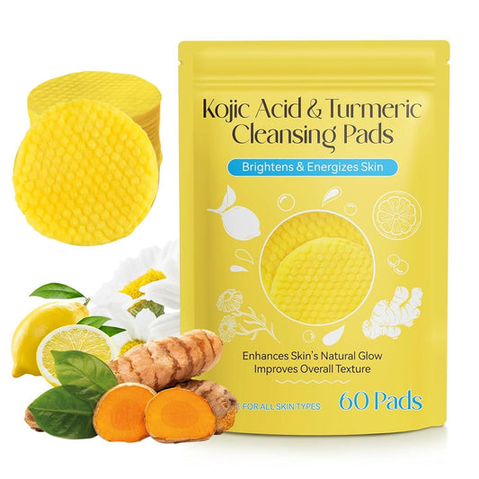 Turmeric & Kojic Acid Cleansing Pads – Gentle Exfoliation for Radiant Skin