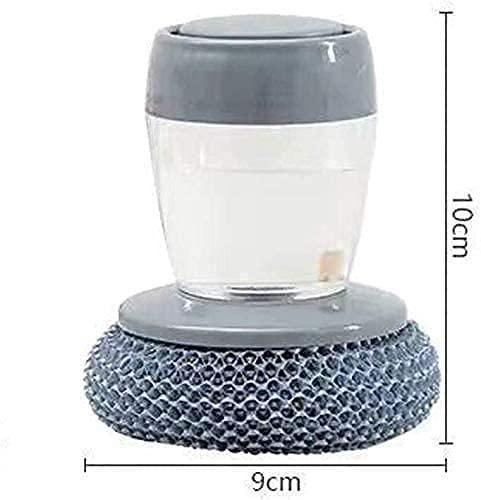 Kitchen Soap Dispenser Palm Brush (Pack of 2) – Effortless Cleaning in the Palm of Your Hand