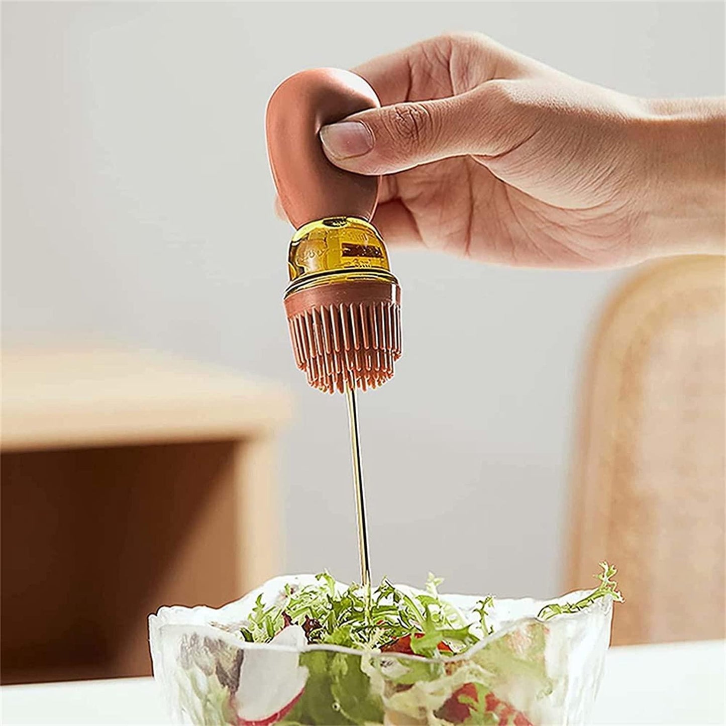 Oil Dispenser with Brush – Precision Cooking, Mess-Free Application
