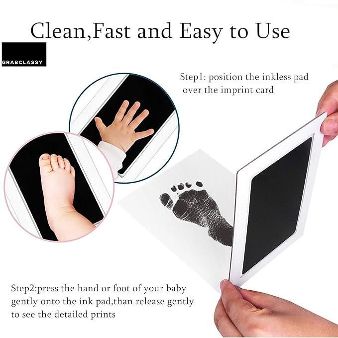 Inkless Baby Footprint Ink Pad – Safe, Mess-Free & Perfect for Keepsakes