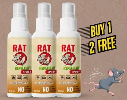 Rat Repellent Spray – Triple-Pack for Indoor & Outdoor Rodent Control