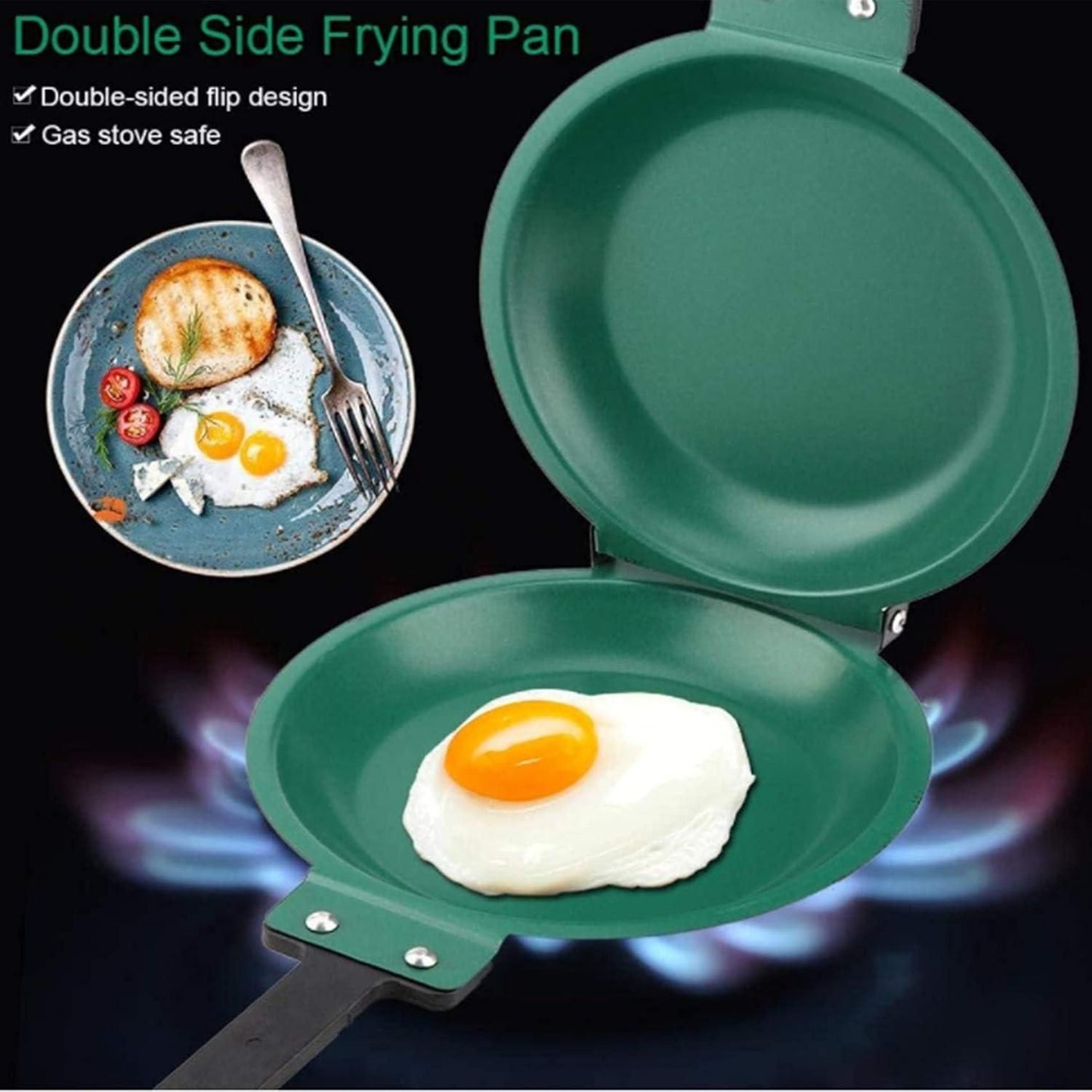 Double Side Nonstick Frying Pan – Flip with Ease, Cook with Confidence | Digito Shoppy