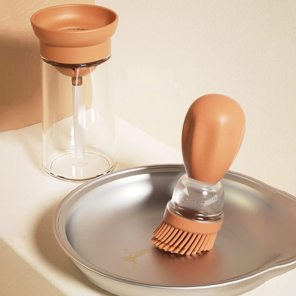Oil Dispenser with Brush – Precision Cooking, Mess-Free Application