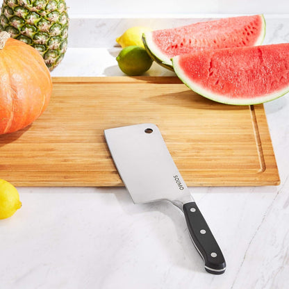 High-Carbon Stainless Steel Meat Cleaver for Kitchen