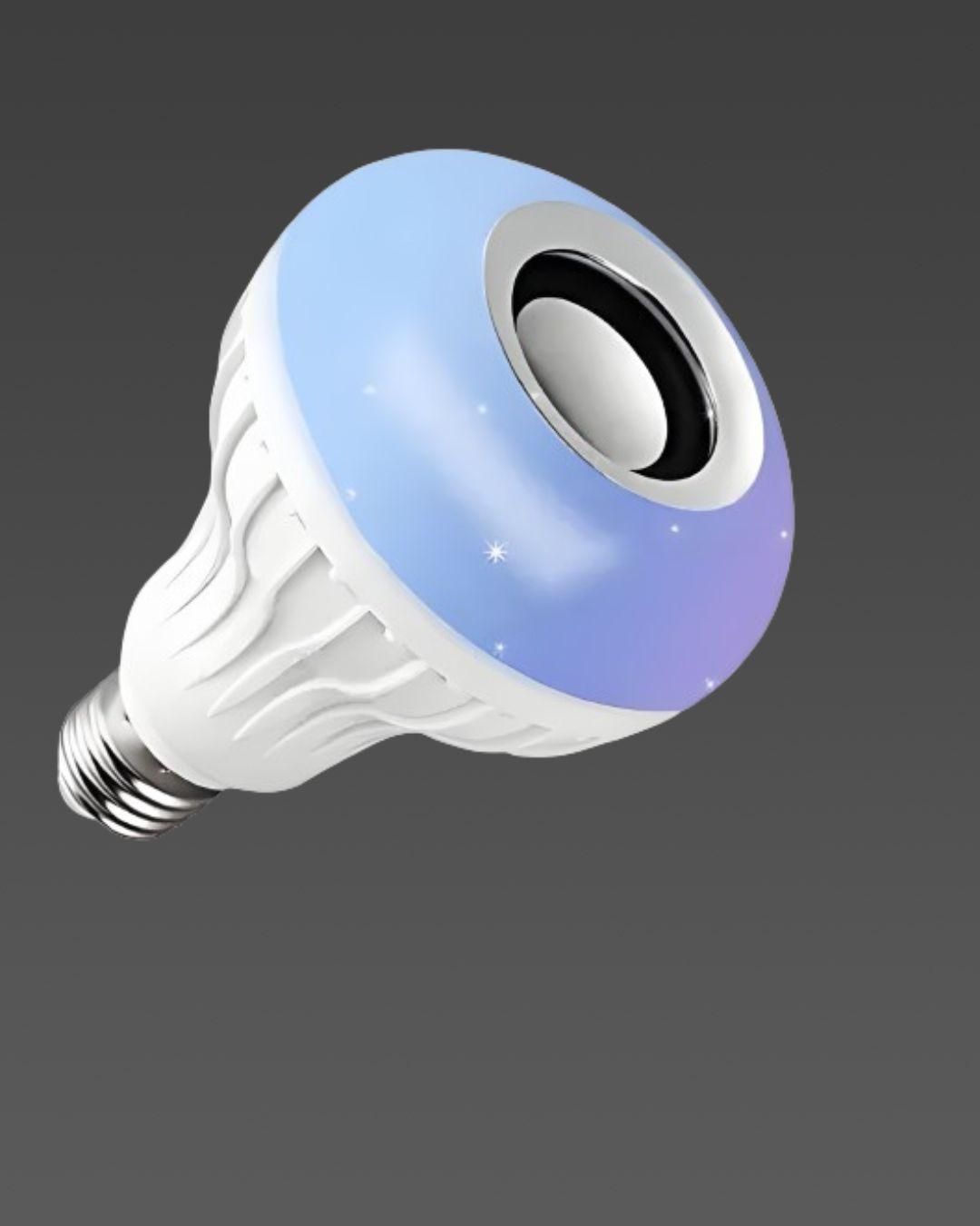 Bluetooth LED Bulb with Speaker & Remote | Color Changing Light | Smart Music Bulb
