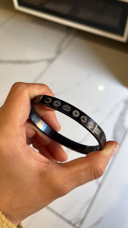 Balance 7 Chakra Kada Bracelet for Men – A Stylish Fusion of Symbolism and Strength