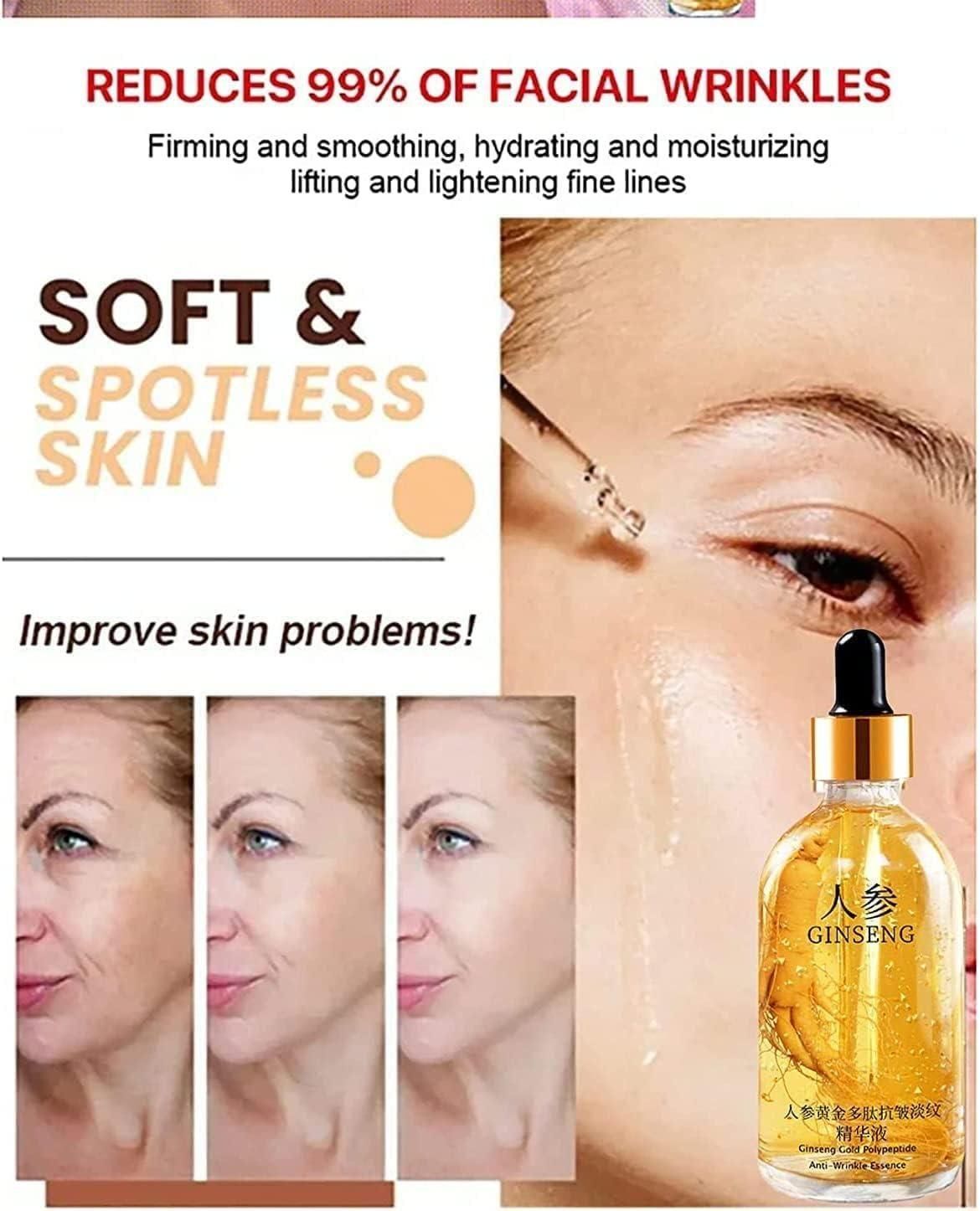 Ginseng Gold Polypeptide Anti-Ageing Serum – Unleash Timeless, Youthful Radiance