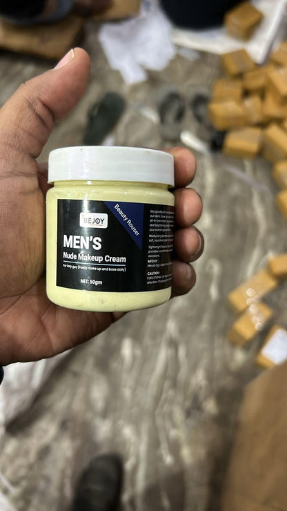 Men's Nude Makeup Cream – 50gm | Instant Skin Tone Enhancer & Oil Control Formula