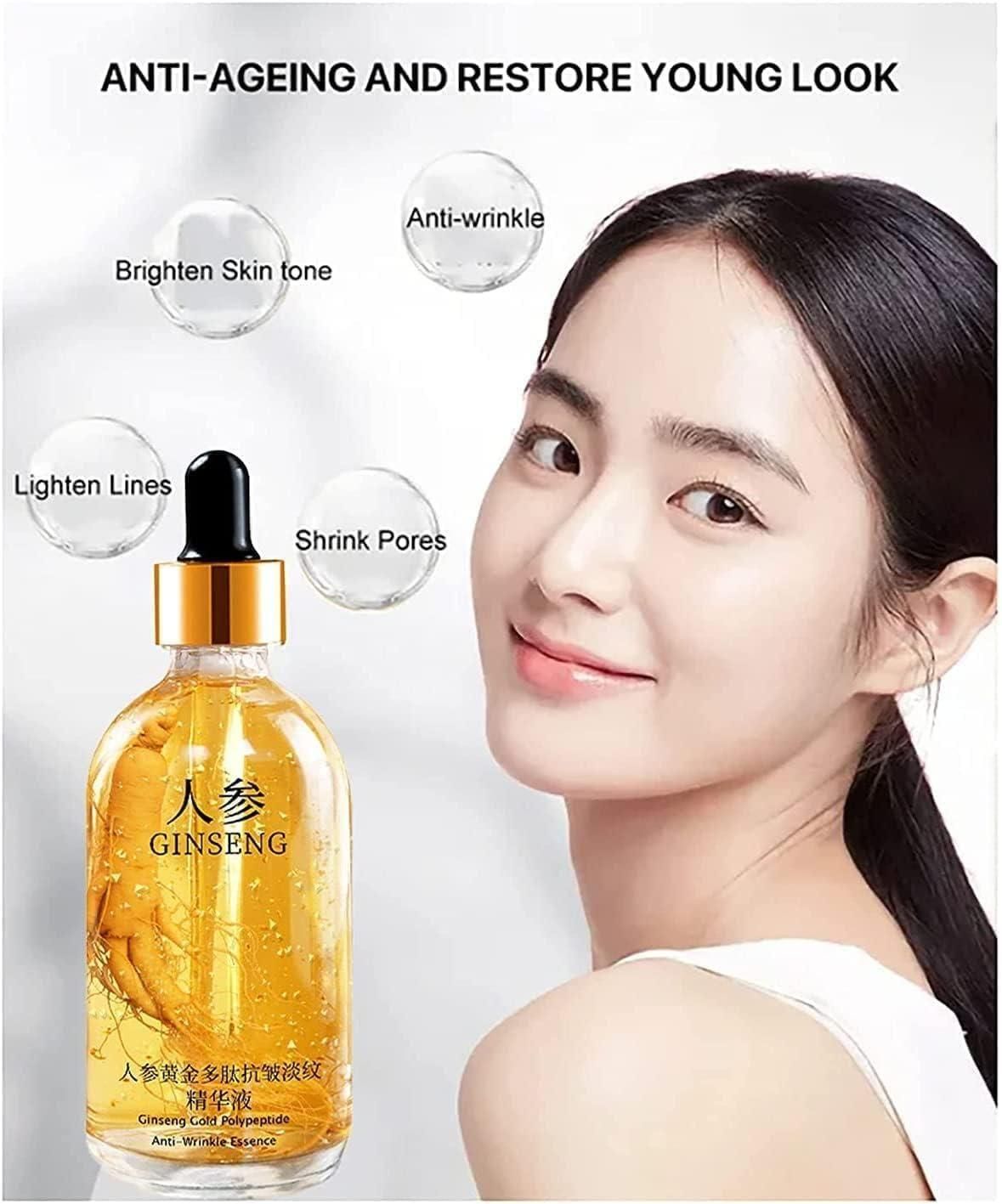 Ginseng Gold Polypeptide Anti-Ageing Serum – Unleash Timeless, Youthful Radiance