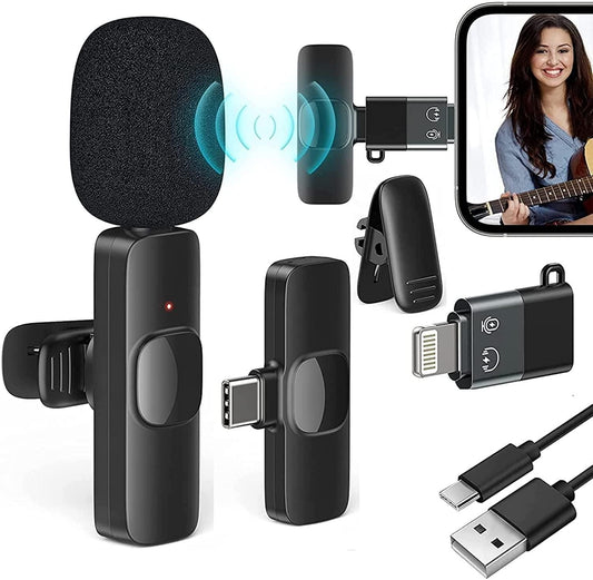 Wireless Microphone – Plug &amp; Play Mic for Mobile, Vlogging, YouTube, and Online Meetings | Digito Shoppy