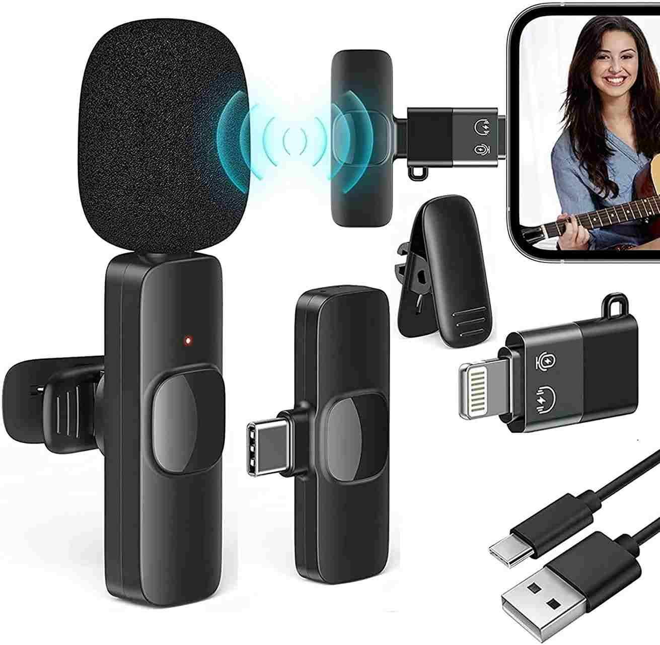 Wireless Microphone – Plug &amp; Play Mic for Mobile, Vlogging, YouTube, and Online Meetings | Digito Shoppy