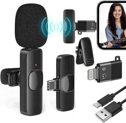 Wireless Microphone – Plug &amp; Play Mic for Mobile, Vlogging, YouTube, and Online Meetings | Digito Shoppy