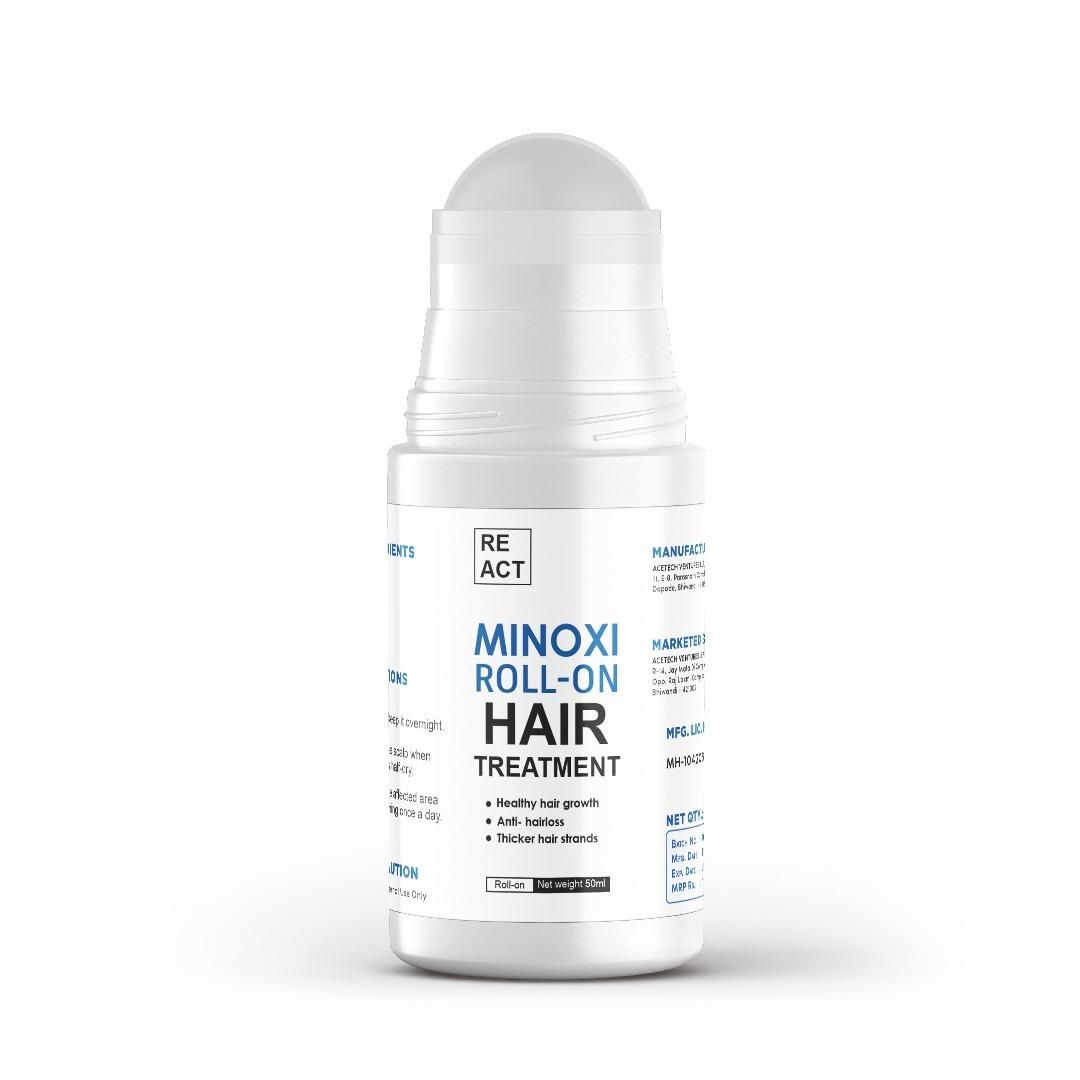 Minoxi Roll-On Hair Treatment Hair Growth Oil For Women & Men