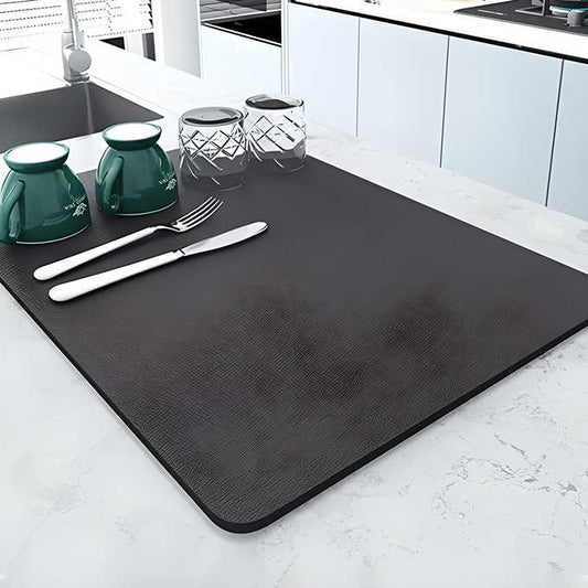 Dish Drying Mat (Assorted Colors) – Soft, Absorbent & Stylish Kitchen Essential