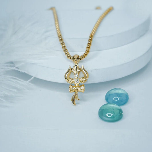 Trishul Pendant with Chain – A Symbolic Statement in a Modern Form