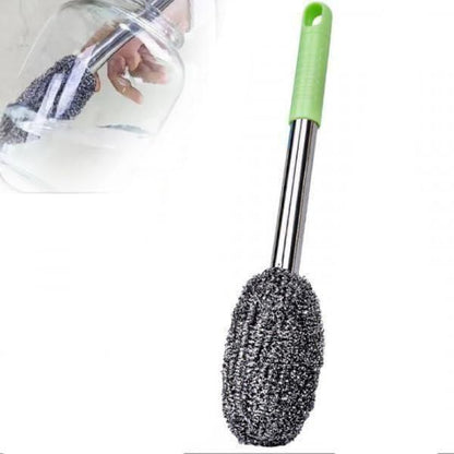 Bottle, Jar & Toilet Cleaner Brush Scrubber – 3-in-1 Multipurpose Cleaning Tool