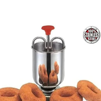 Stainless Steel Medu Vada Maker with Stand – Effortless Vada Preparation, Every Time