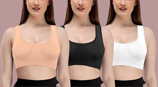 Women's Multicolor Air Bra (Pack of 3) – Ultimate Comfort and Support