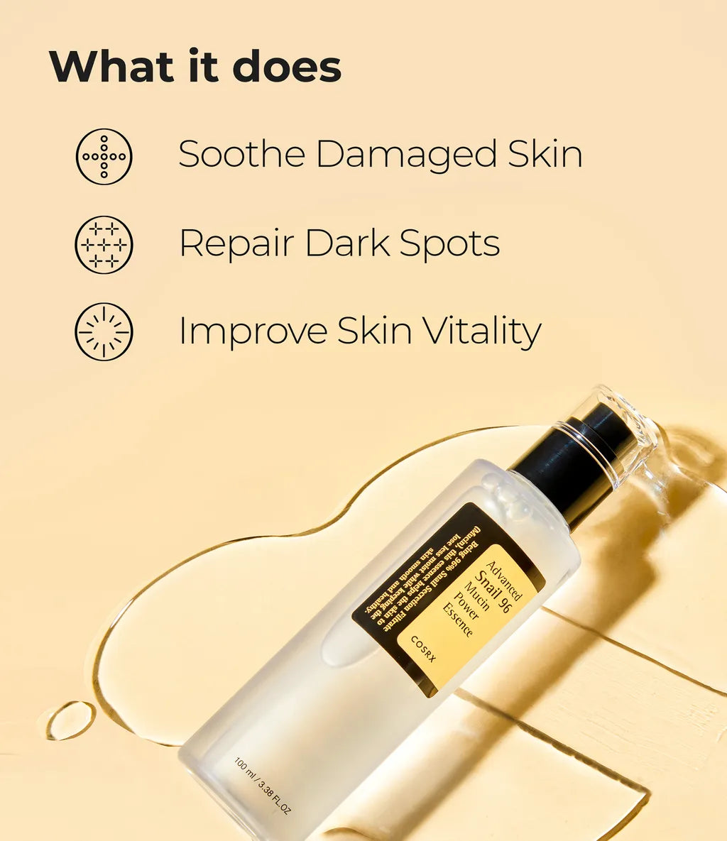 Snail 96 Mucin Power Essence 100 Ml Each  Pack of 2