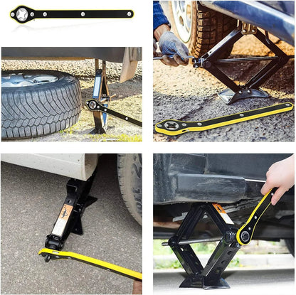 Car Jack and Lug Wrench – Heavy Duty Emergency Tool Kit for Cars & SUVs