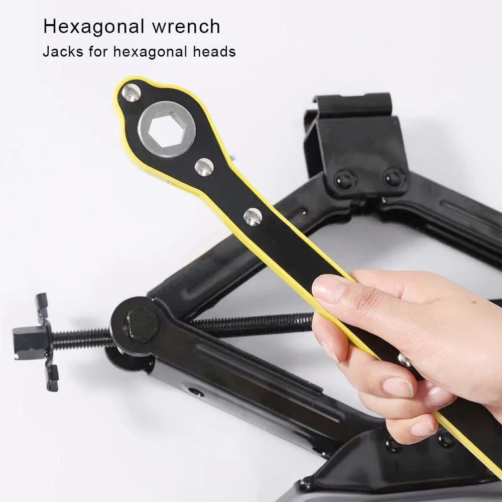 Car Jack and Lug Wrench – Heavy Duty Emergency Tool Kit for Cars & SUVs