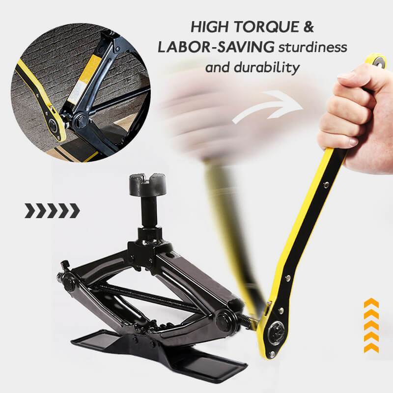 Car Jack and Lug Wrench – Heavy Duty Emergency Tool Kit for Cars & SUVs